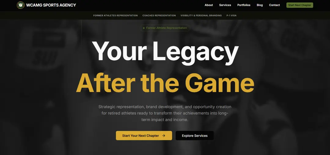 Migración y Optimización Web de WCAMG Sports Agency