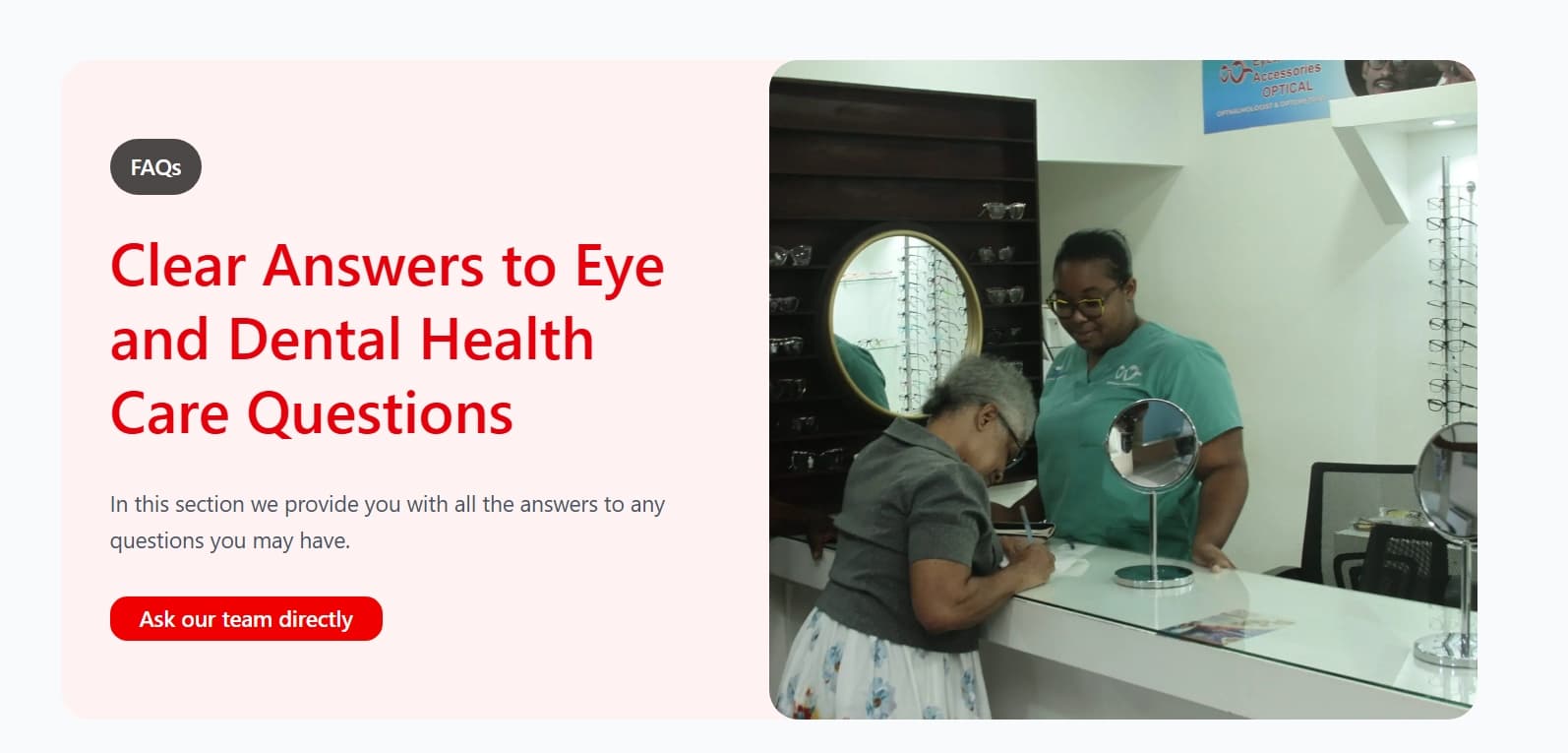 Migración y Optimización Web de Eyewear Accessories Optical & Teeth Wellness - Screenshot 2