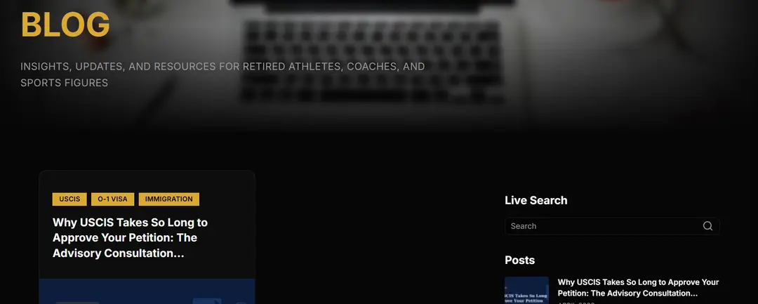 Migración y Optimización Web de WCAMG Sports Agency - Screenshot 2